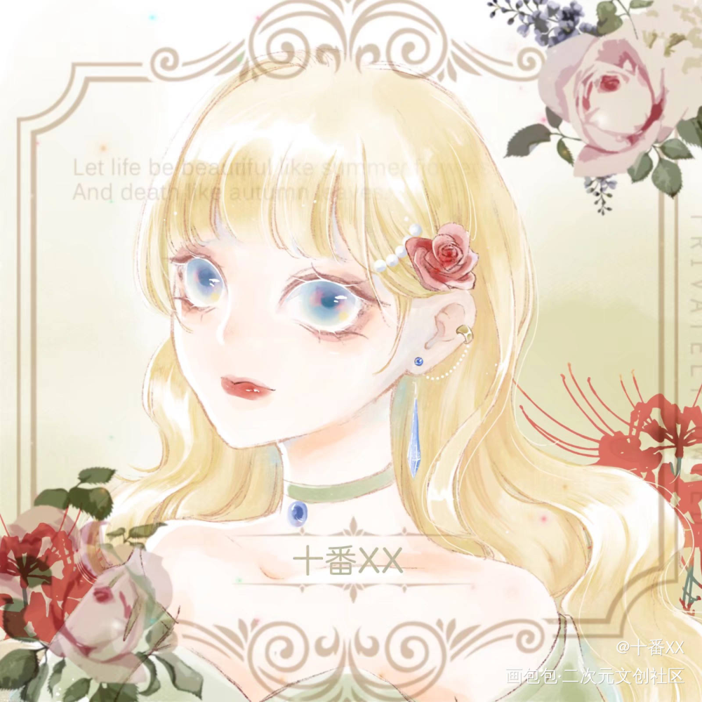 新人报道！_平涂日系头像原创女头原创绘画作品