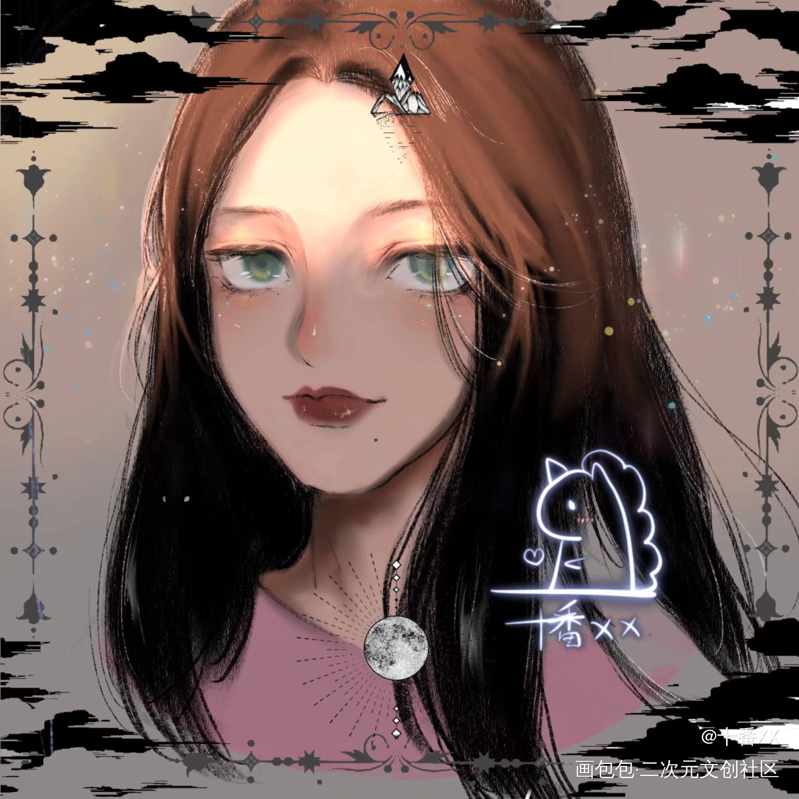 新人报道！_平涂日系头像原创女头原创绘画作品