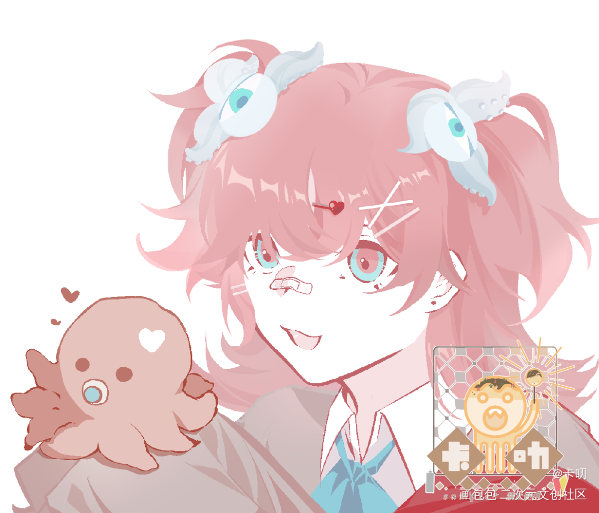 最近的稿子和无偿_平涂日系我要上首推头像插画同人有偿委托约稿绘画作品