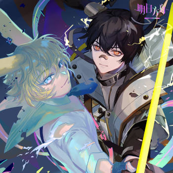 莱断_明日方舟断崖莱恩哈特厚涂插画绘画作品