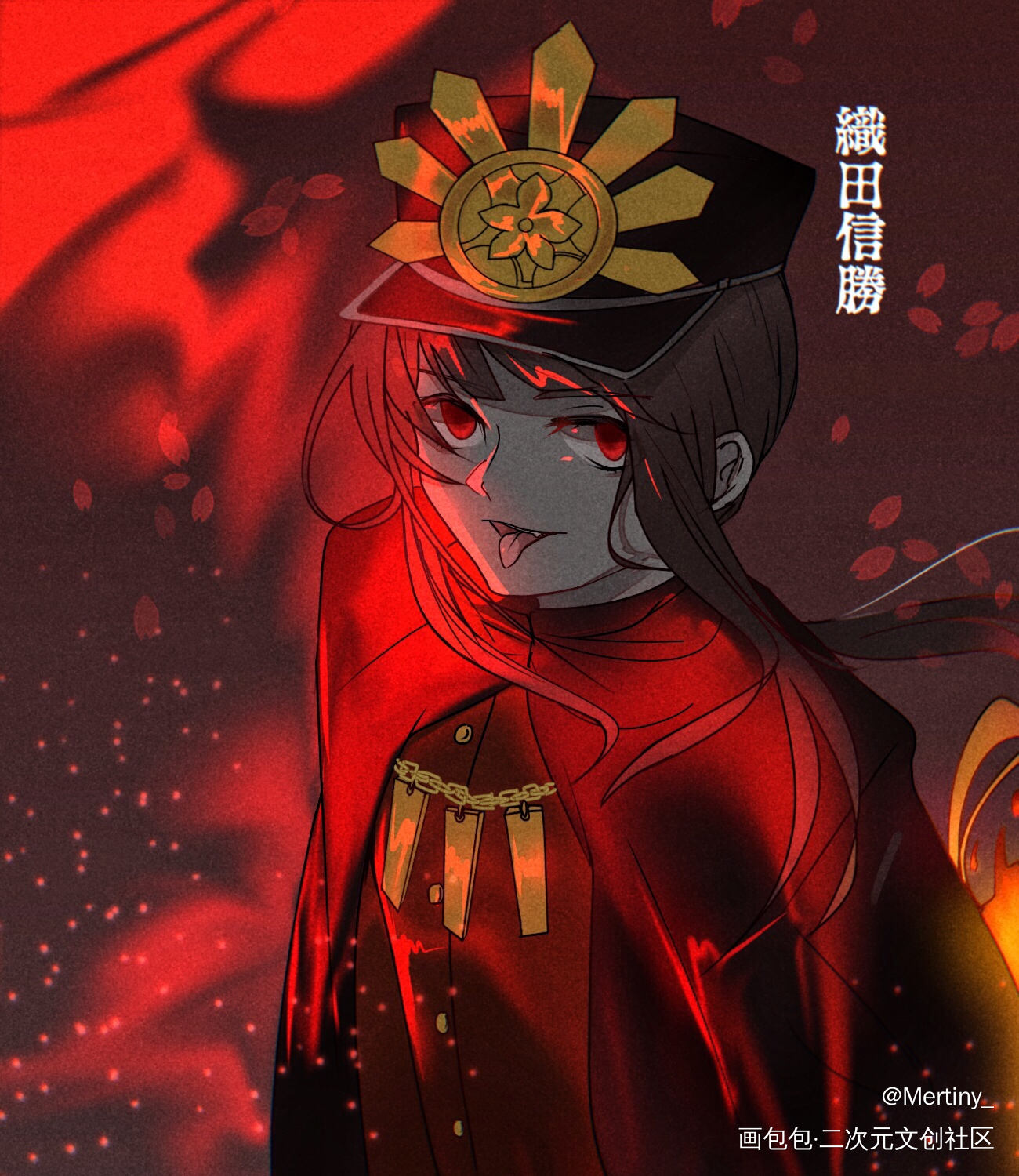 织田弟弟_FGO织田信胜平涂同人指绘绘画作品
