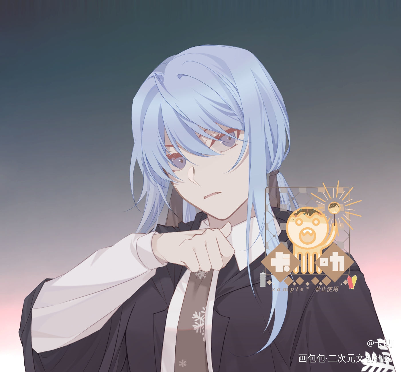 都是稿子_日系我要上首推头像原创绘画作品