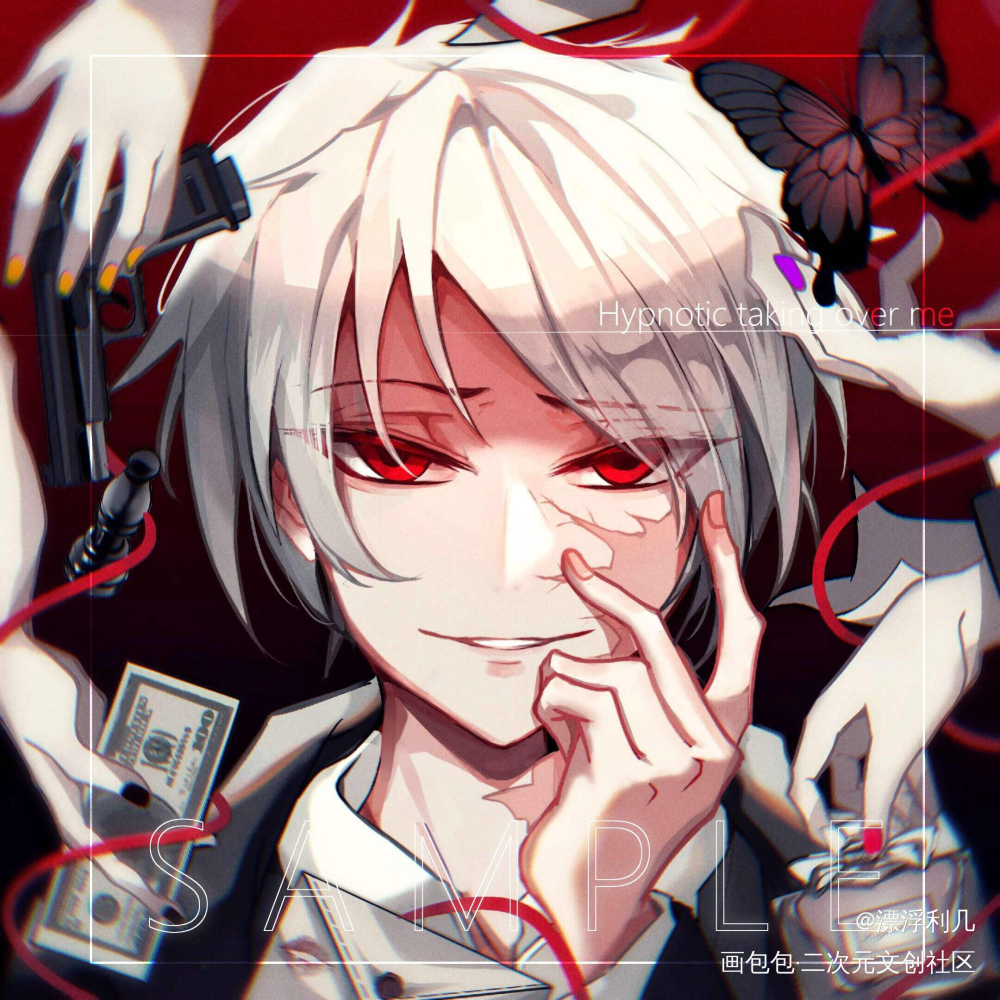 自家oc搬运x1_立绘厚涂平涂日系头像插画原创原创oc绘画作品