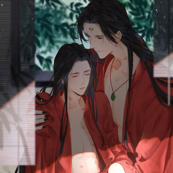 成亲记_人渣反派自救系统冰秋沈清秋洛冰河平涂插画同人绘画作品