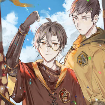 韩叶hp_全职高手韩文清叶修插画绘画作品