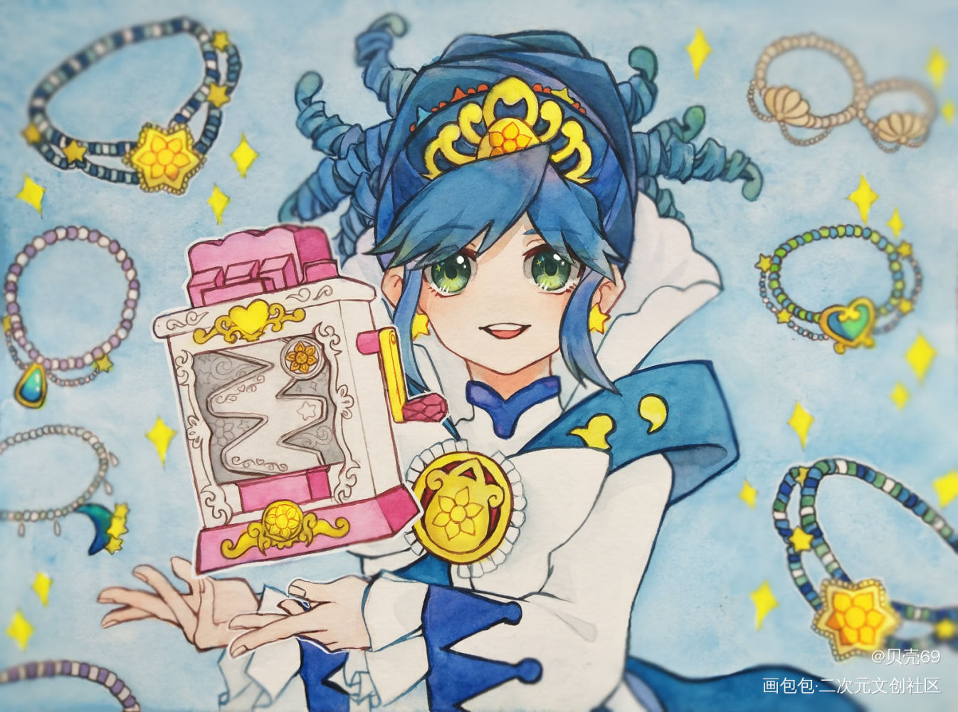 饰品和蛋糕_双子星公主莲音法音我要上首推插画同人绘画绘画作品