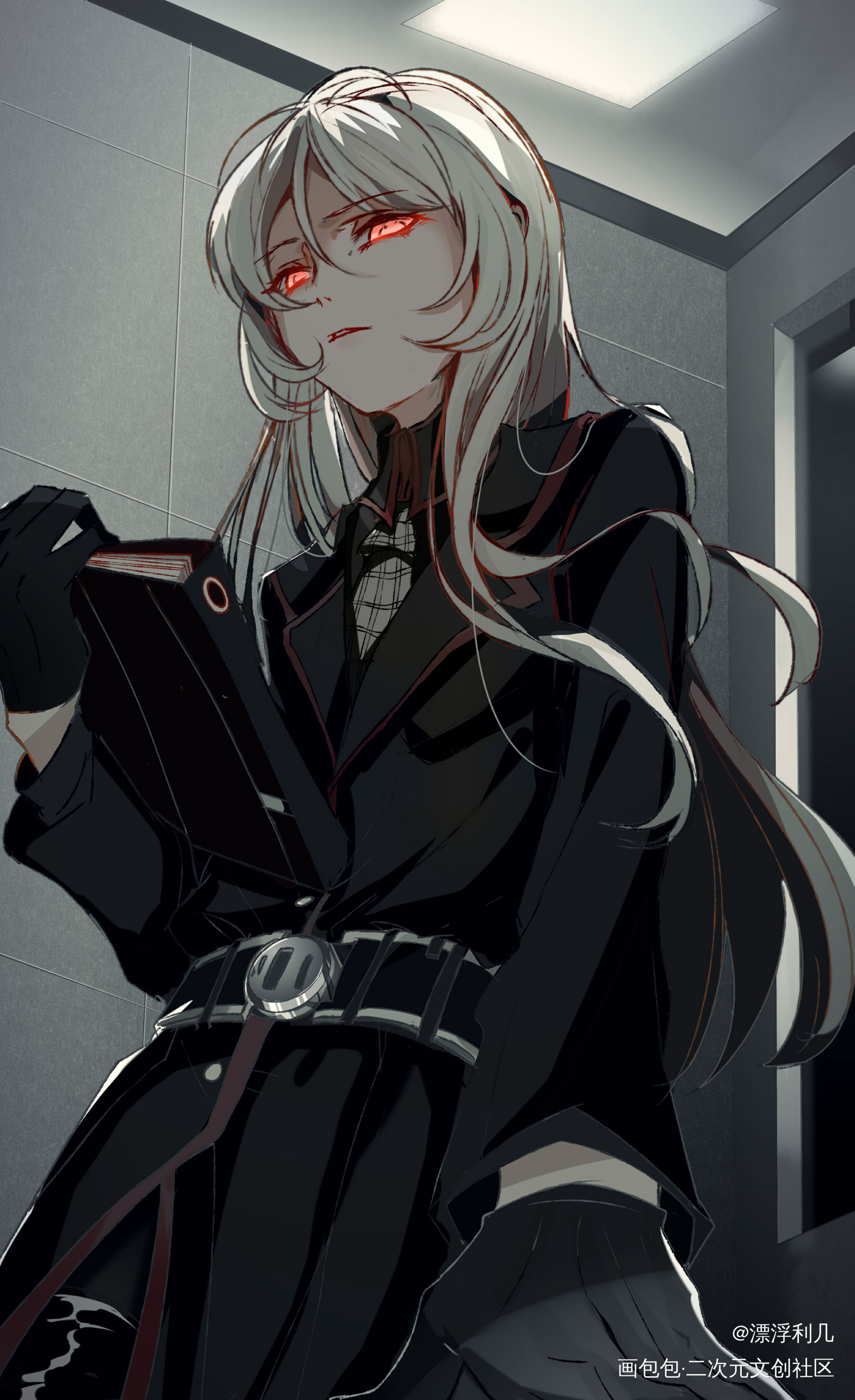 “说话。”_厚涂平涂日系求点评我要上首推插画原创原创ococ绘画作品