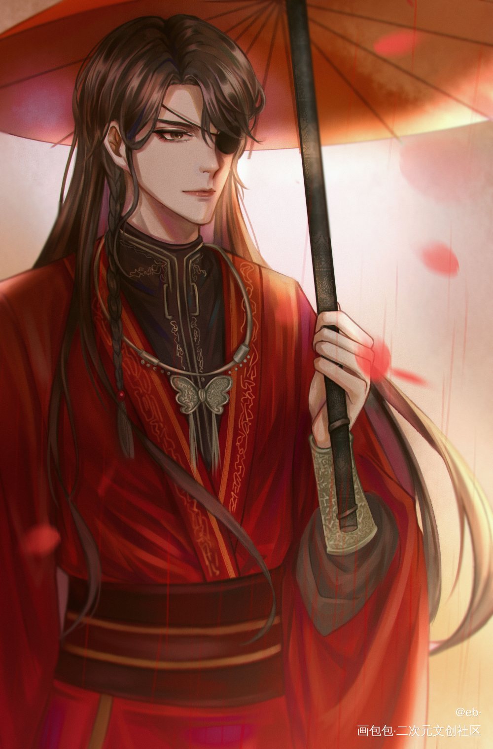 花城_天官赐福绘画作品