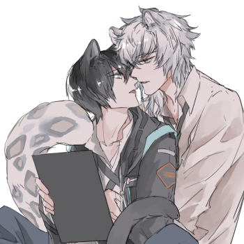 lof搬家-银博3_明日方舟博士银灰绘画作品