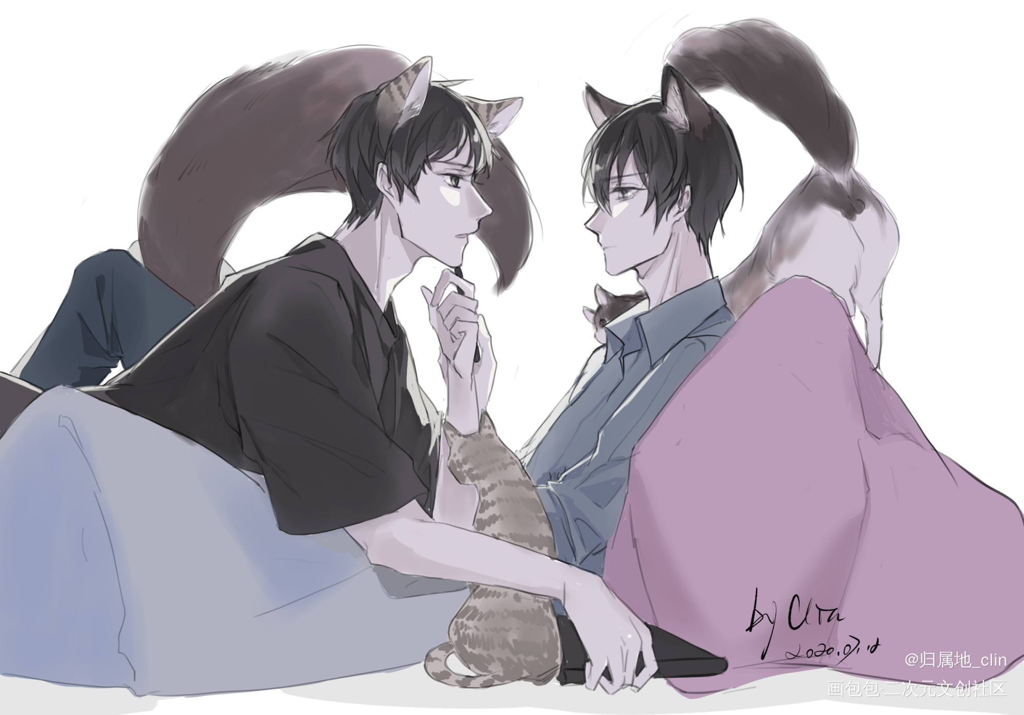 lof搬家-破云/吞海 猫猫_破云吞海江停吴雩破云2吞海绘画作品