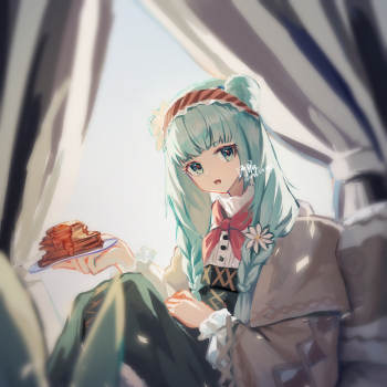 真理_明日方舟真理厚涂日系插画同人绘画作品