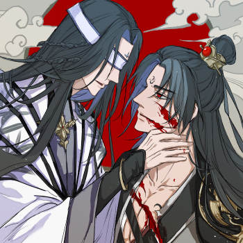 食物语楚夷花糕西凤酒平涂bl绘画我要上首推插画同人绘画作品