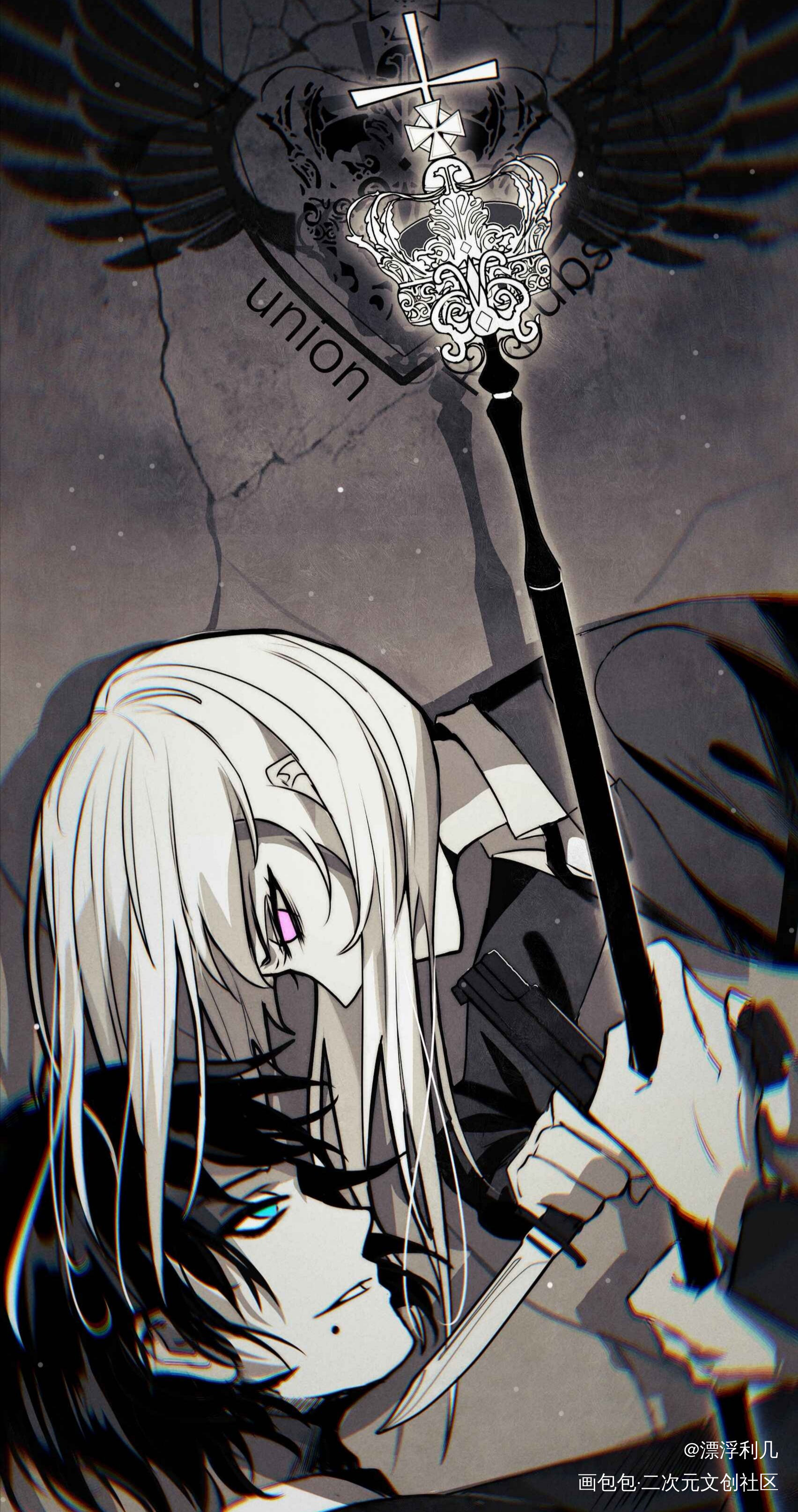 【野心】/  是长图_平涂日系求点评插画原创原创ococ绘画作品