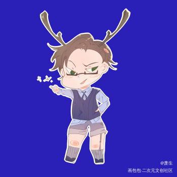 催眠麦克风45rabbit入间铳兔平涂q版我要上首推同人drb绘画作品