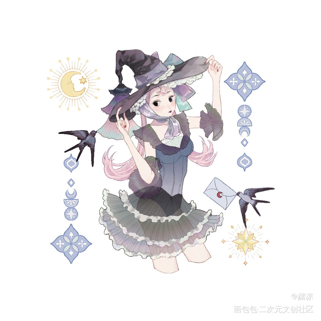 胶带稿拼图_胶带我要上首推插画原创绘画作品