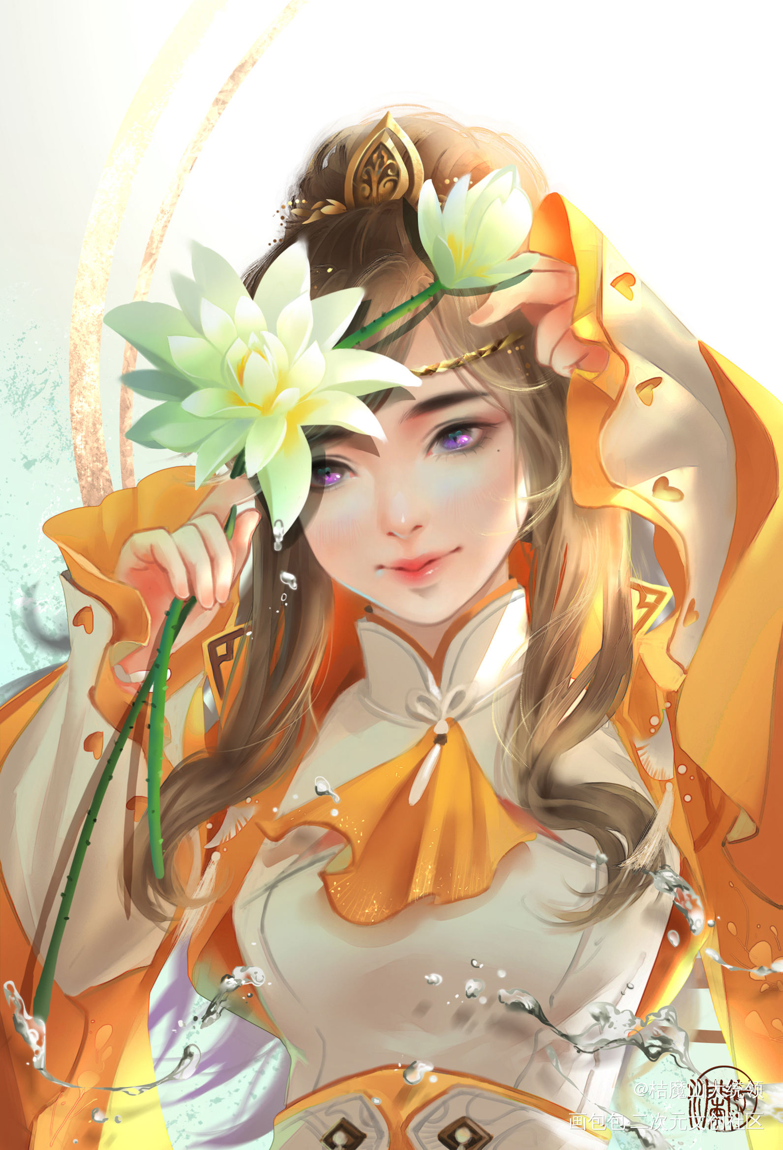 画过的一些剑三插图，先放几张_剑网3藏剑万花叽萝纯阳厚涂插画同人绘画作品