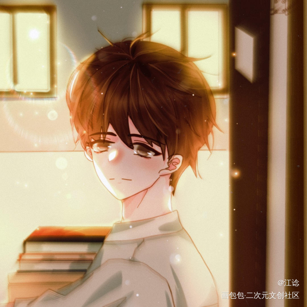 靠滤镜撑起来的画ರ_ರ ..._平涂日系原创oc绘画作品
