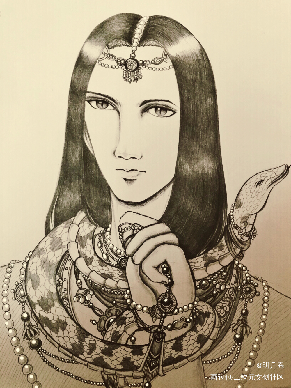 幽冥诡匠·蛇神·一_幽冥诡匠赤龙线描求点评求配文头像插画同人绘画作品