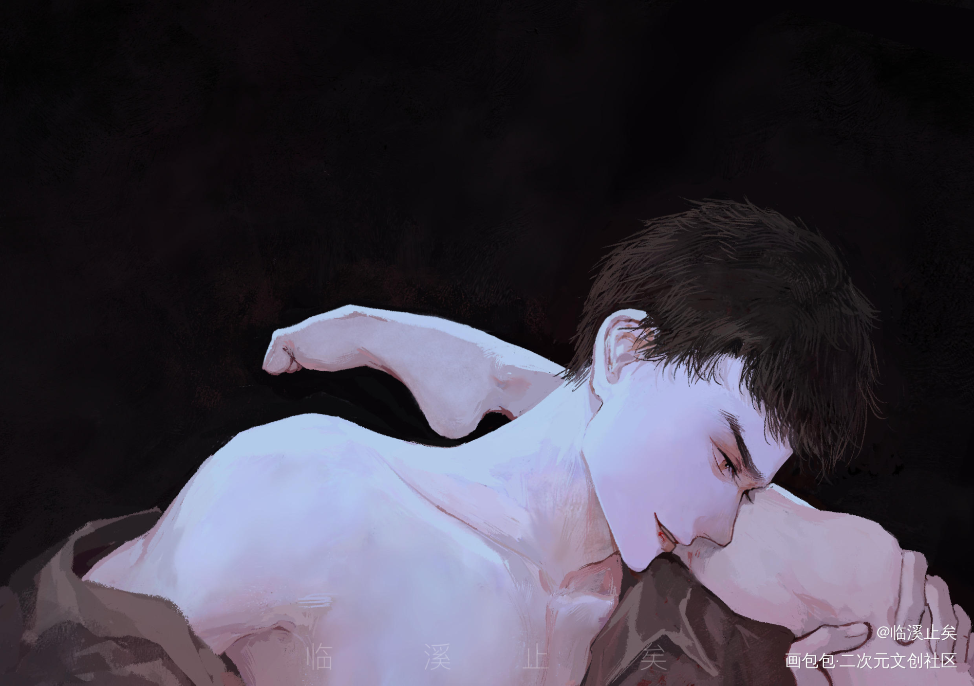 炀炀生日快乐_针锋对决188男团原炀厚涂平涂插画同人水千丞绘画作品