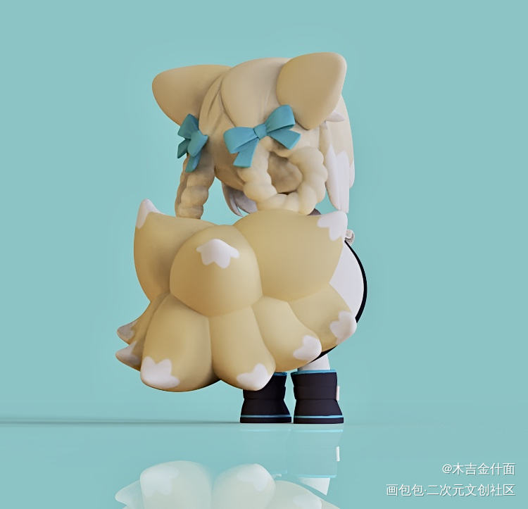 铃兰Q版模型_明日方舟铃兰Q版我要上首推绘画作品