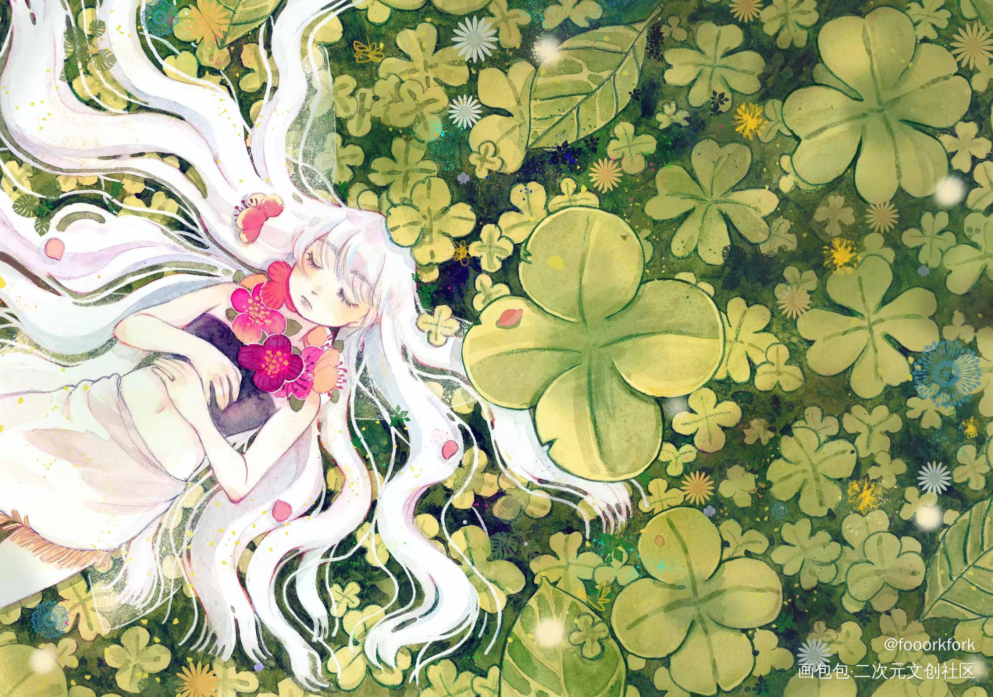 森_绘本厚涂Q版我要上首推插画插图原创原创oc绘画作品