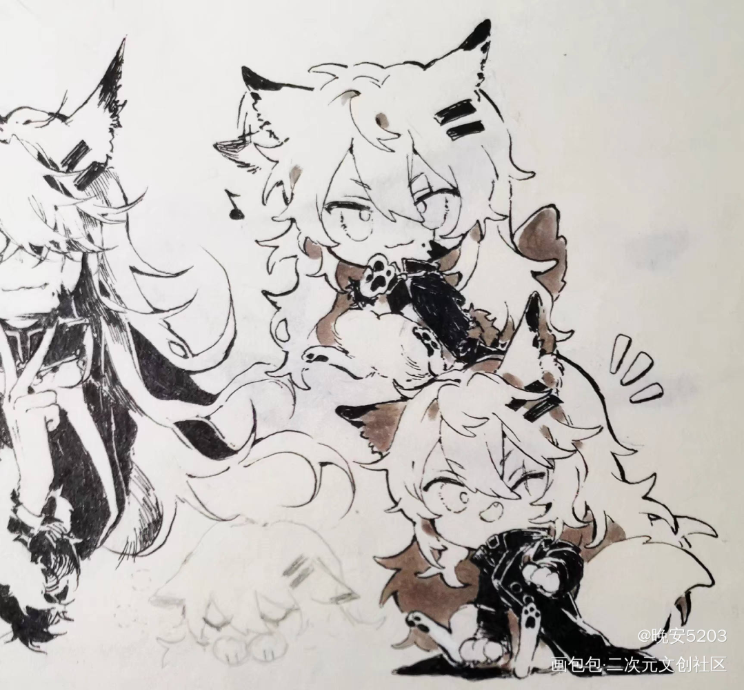船_明日方舟水彩绘画作品