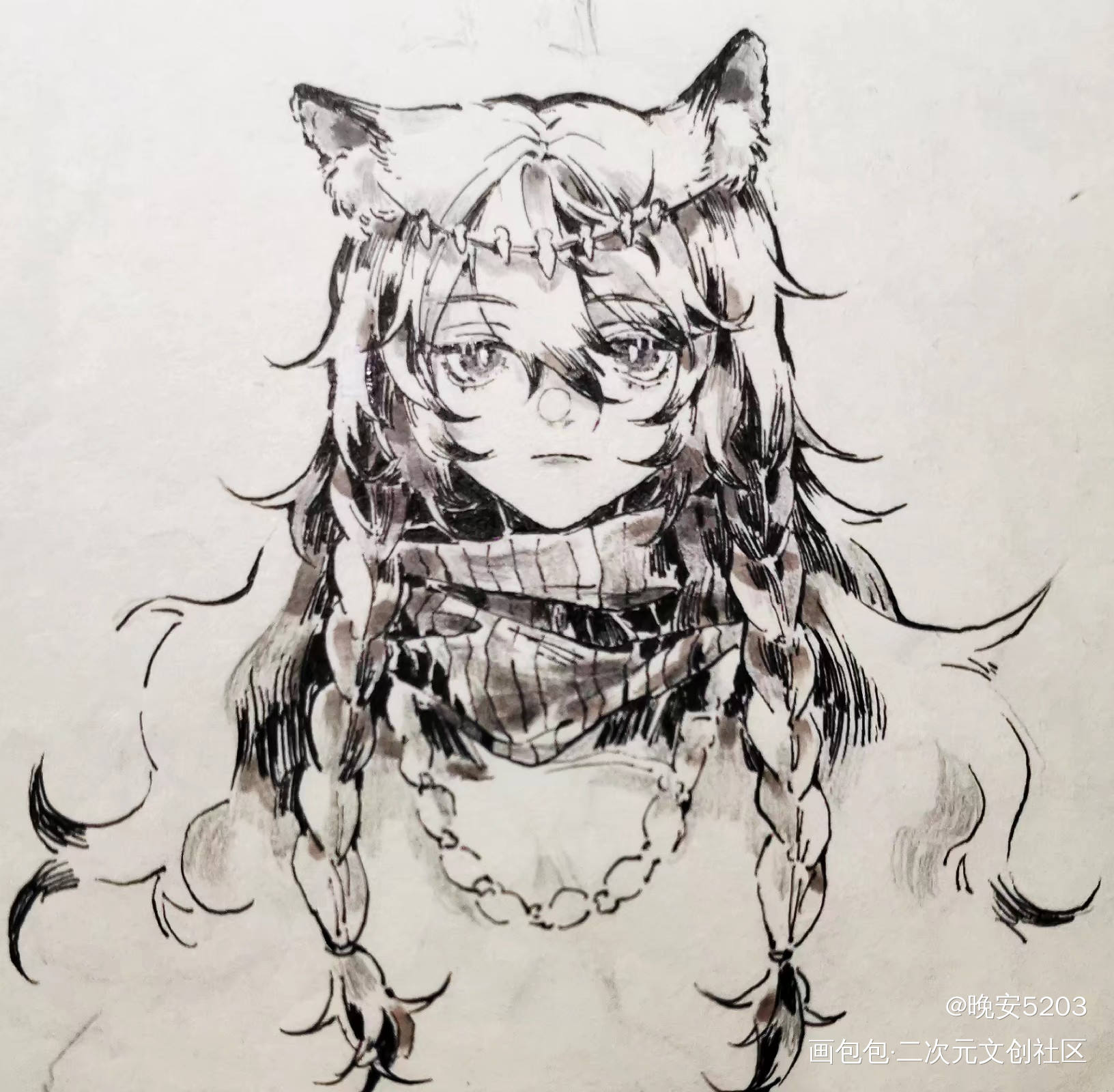 船_明日方舟水彩绘画作品