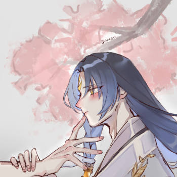 食物语子推燕平涂同人绘画作品