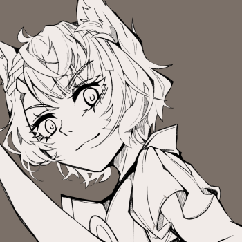 猫_神之塔安德罗西·吉黑德安德罗西线稿日系周边同人绘画作品