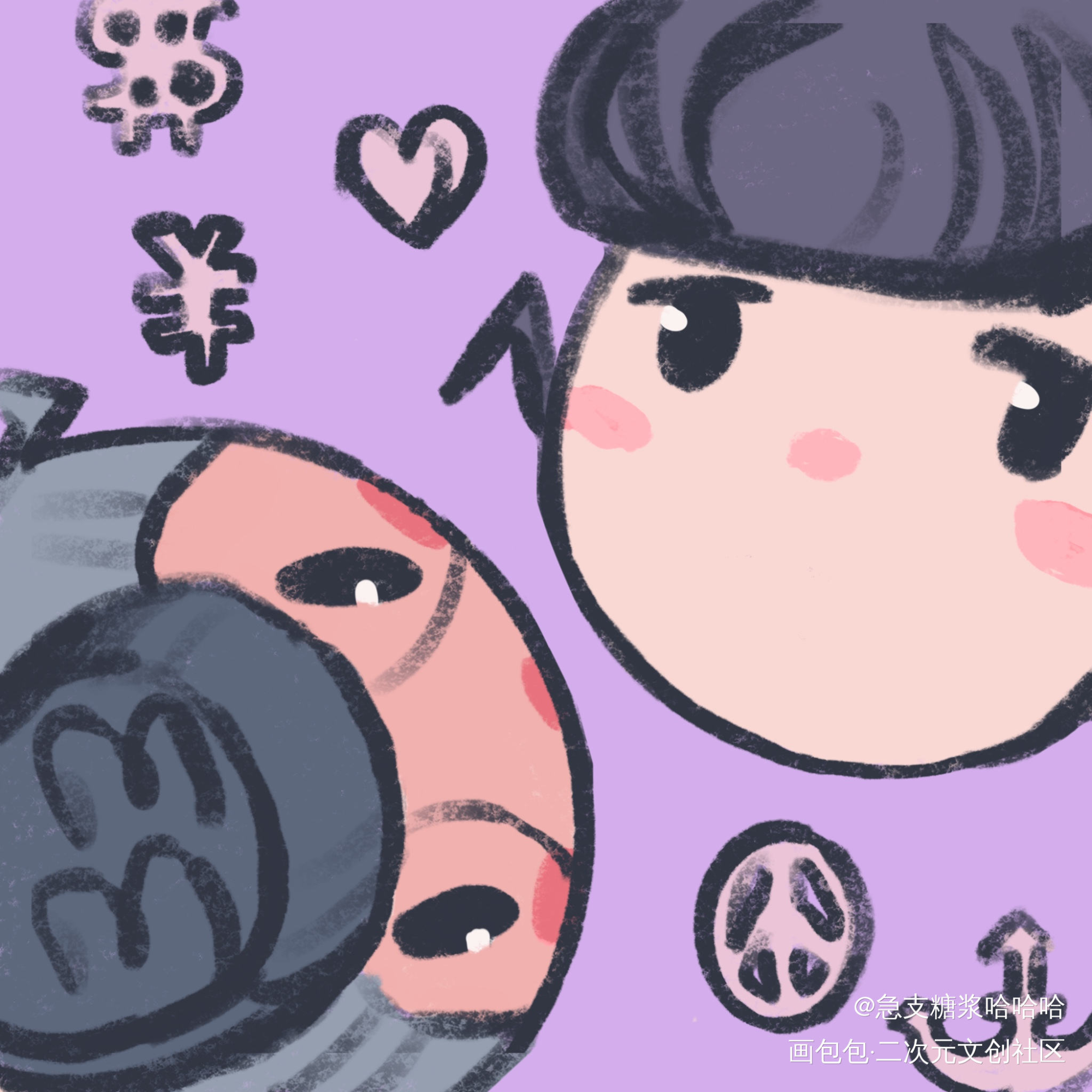 仗亿摸鱼啥的_JOJO的奇妙冒险插画同人条漫仗亿JOJO绘画作品