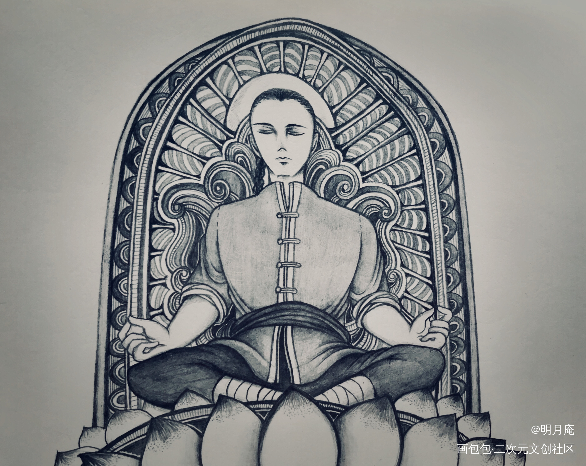 幽冥诡匠·洛生之魂_幽冥诡匠洛生线描求点评求配文插画同人绘画作品