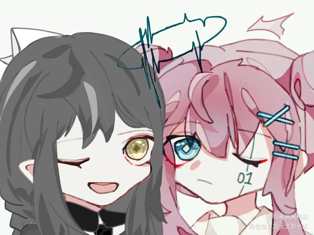 是模板和原创啦_原创人物自设原创原创oc绘画作品