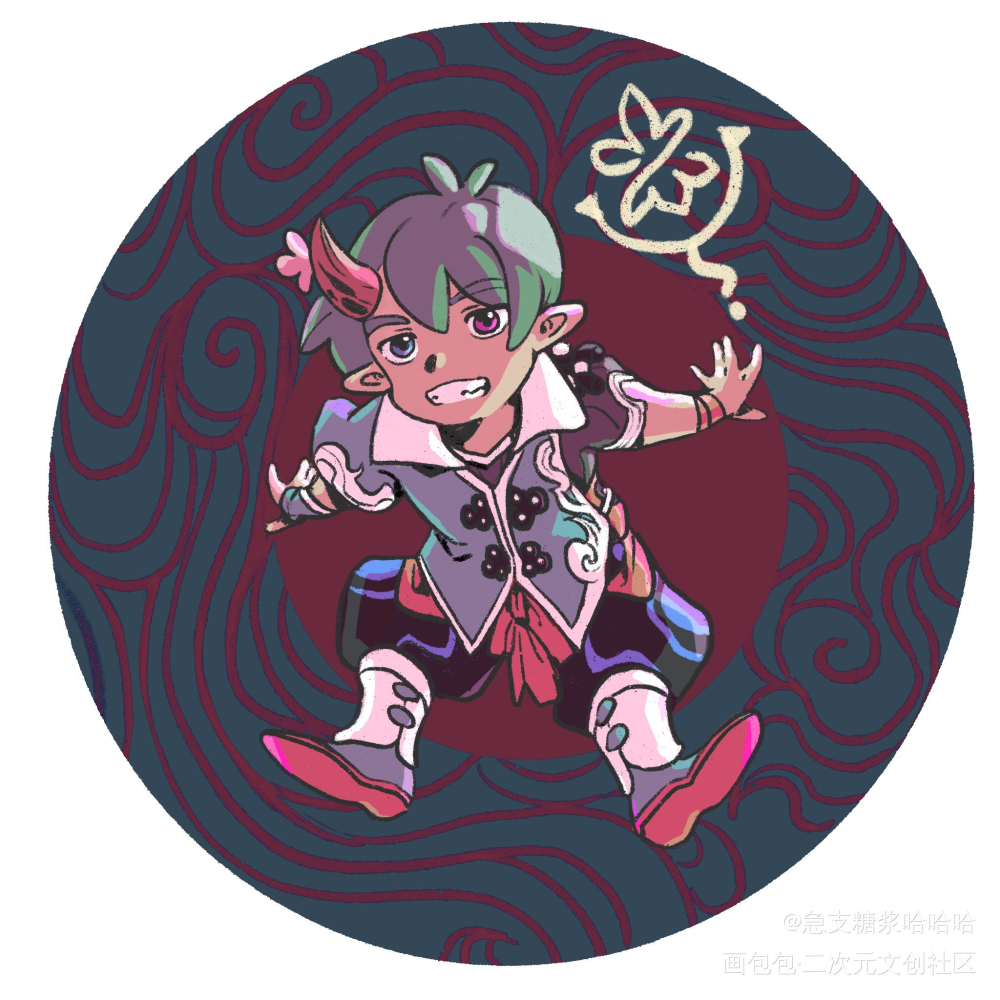 摸个徽章图_仙剑奇侠传青槐插画同人仙剑奇侠传幻璃镜绘画作品