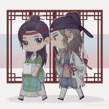 江南百景图唐伯虎沈周q版同人绘画作品