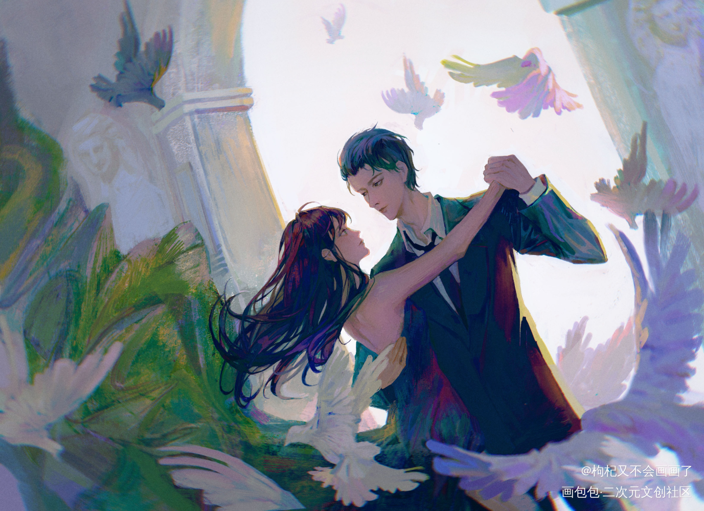 愿他们在女神的神国里永生_诡秘之主我要上首推插画同人绘画作品