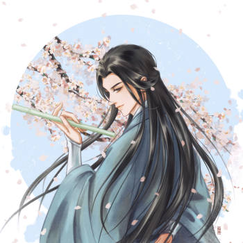 有事说事,子熹快把笛子收起来_杀破狼顾昀绘画作品