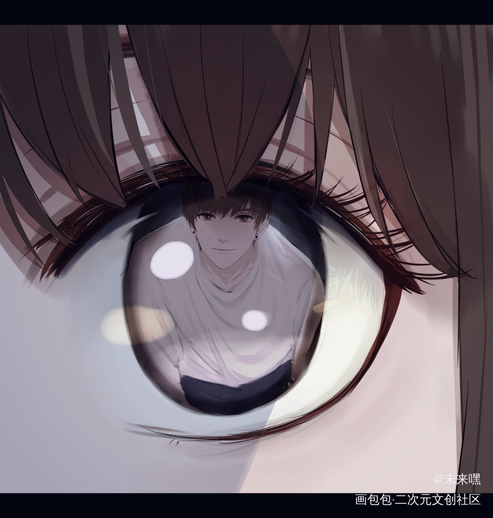 瞳_恋与制作人白起绘画作品