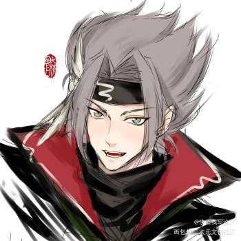 云鹰_王者荣耀曜东方曜平涂日系头像同人绘画作品