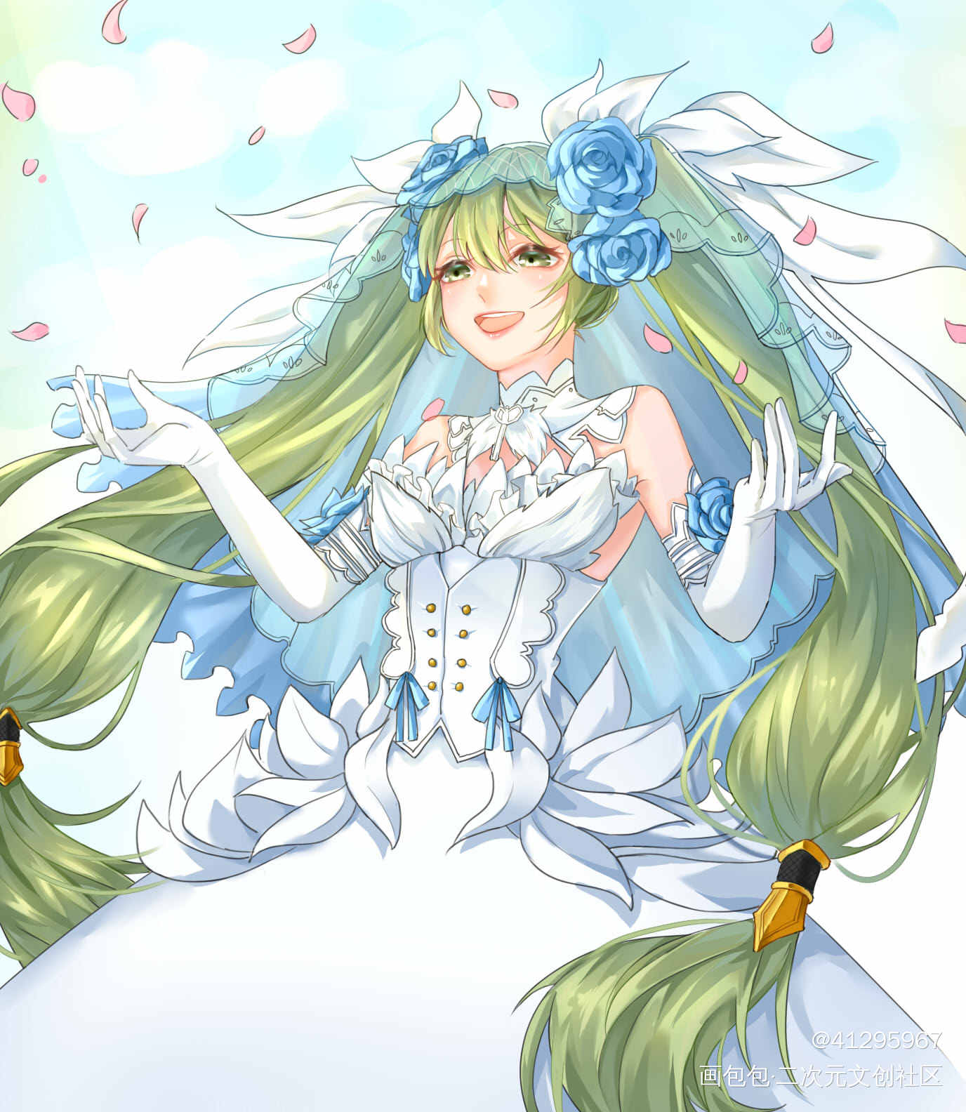 符文工房女主花嫁版～_芙蕾日系同人符文工房4绘画作品