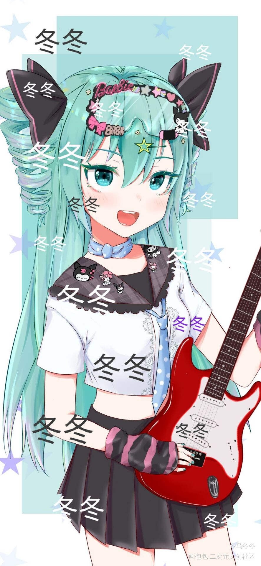 新画单_平涂日系求点评求配文我要上首推插画同人半原创原创原创ococ绘画作品