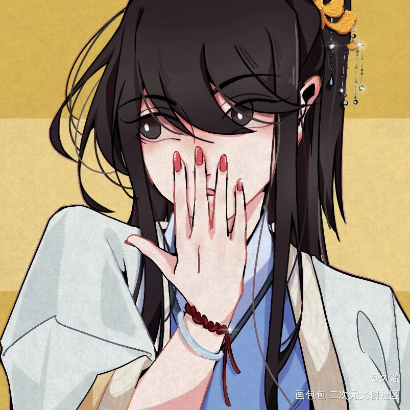 oc 古pa_平涂头像原创oc绘画作品