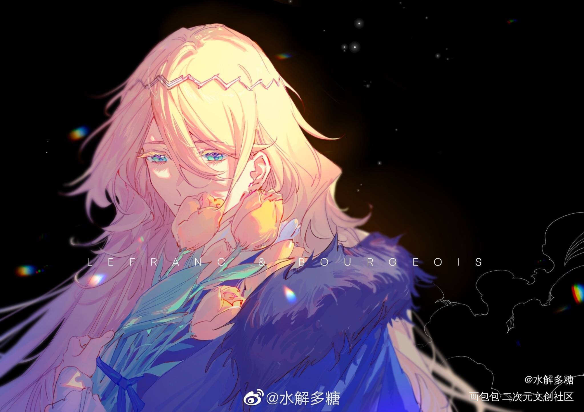 OC_平涂日系插画原创人物原创oc绘画作品