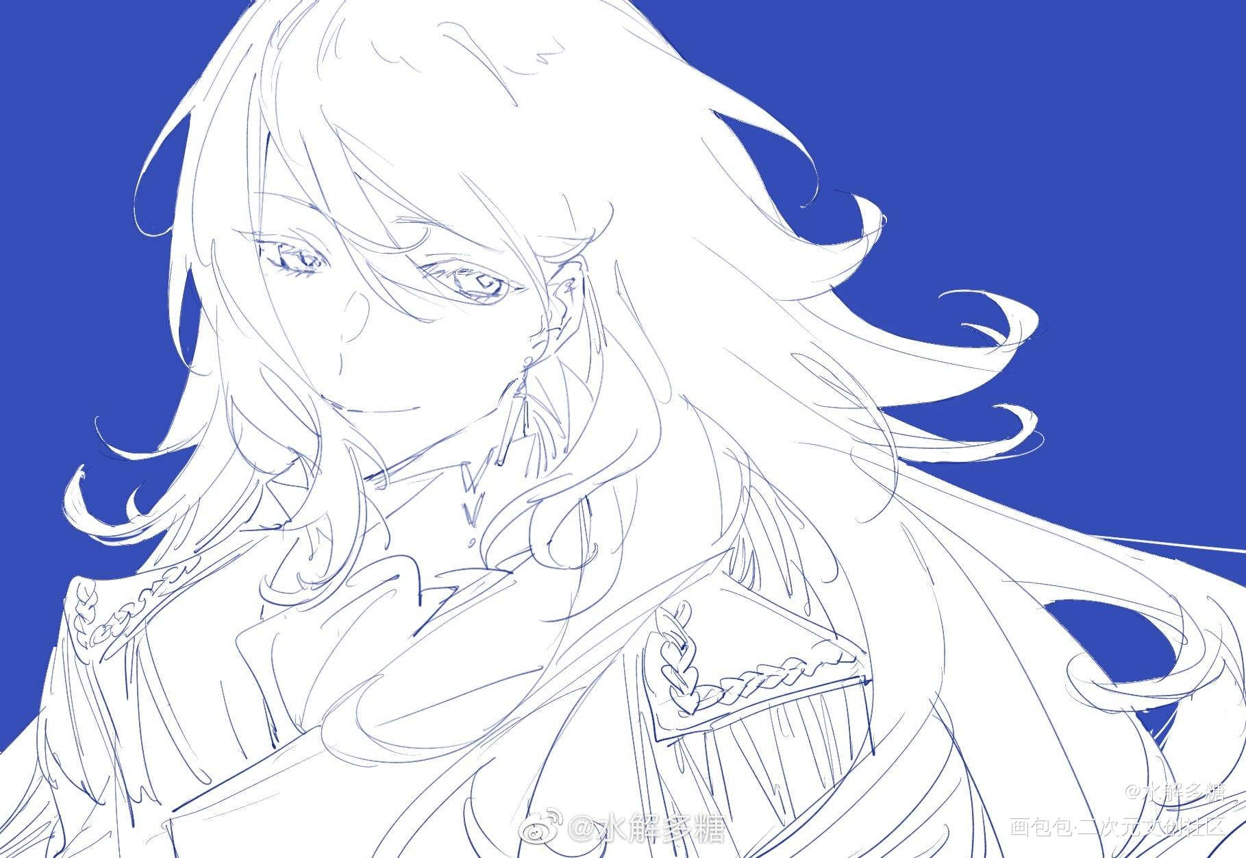 OC_平涂日系插画原创人物原创oc绘画作品