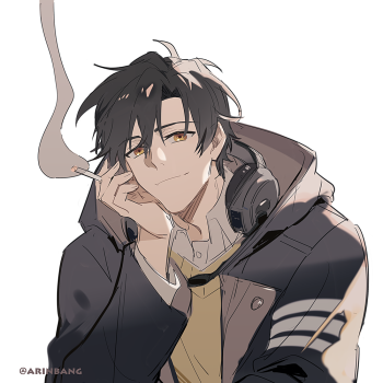 叶修_全职高手叶修日系插画绘画作品