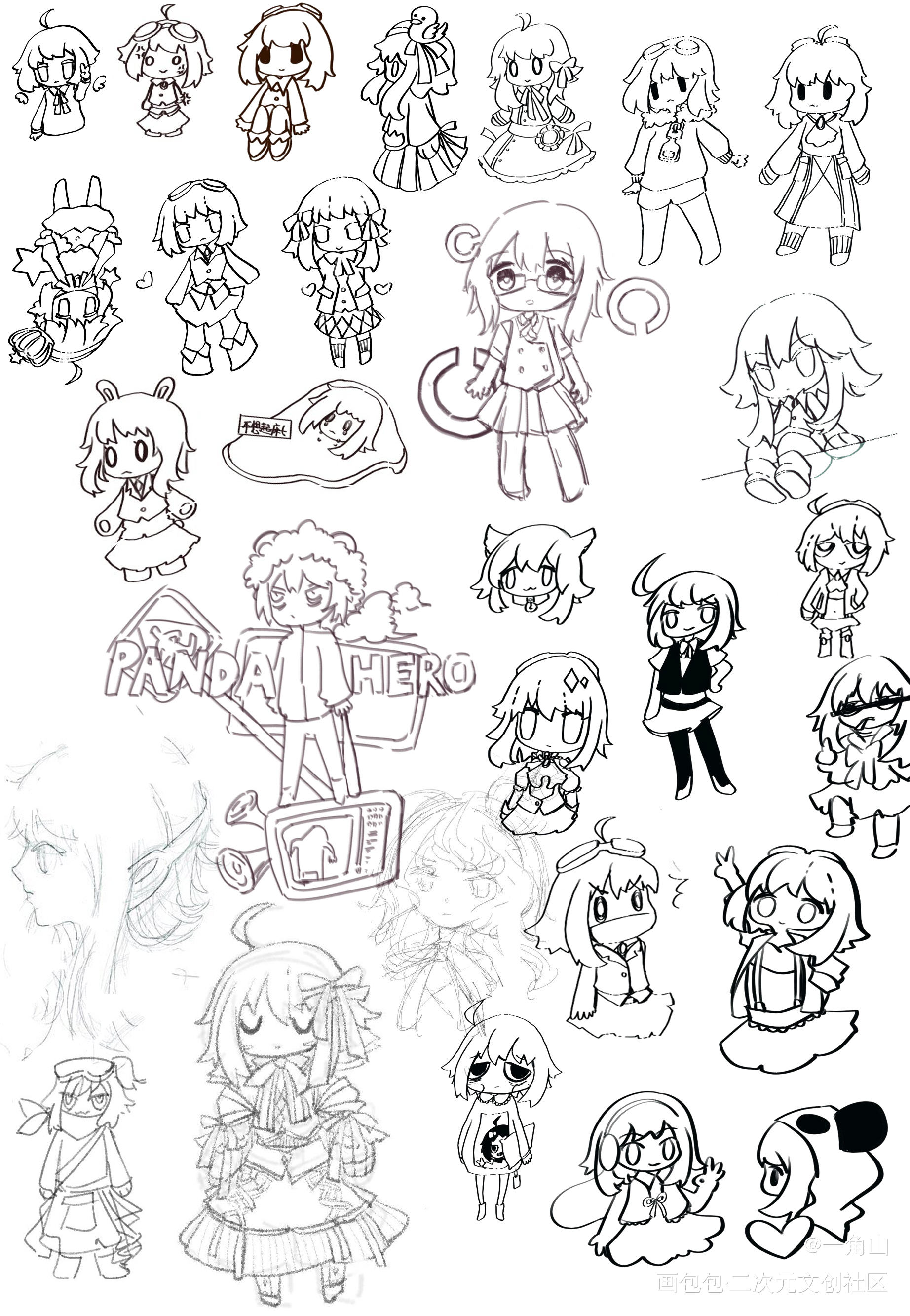 megpoid gumi合集_v家VOCALOIDVOCALOIDGUMIGUMIGUMI平涂日系Q版插画同人绘画作品