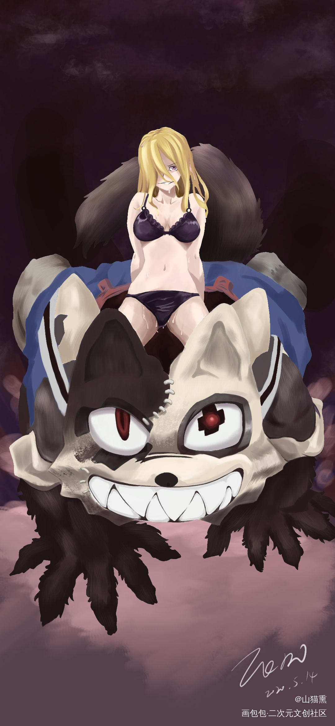 过得了吧 格莱普尼尔~发张旧图_红爱日系插画同人格莱普尼尔绘画作品