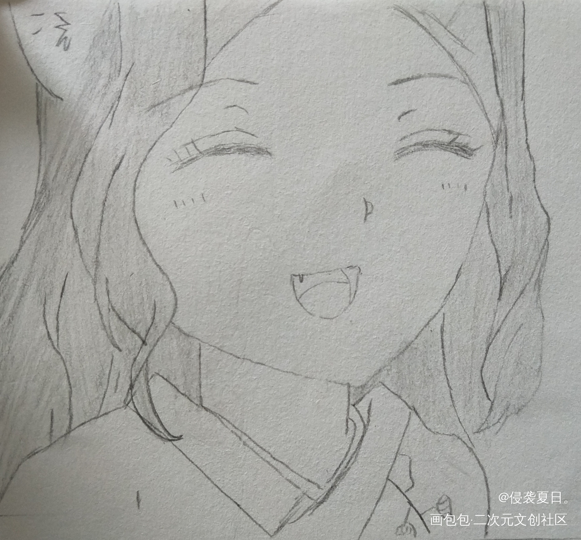 画画太难了_莲日系此花庭奇潭绘画作品