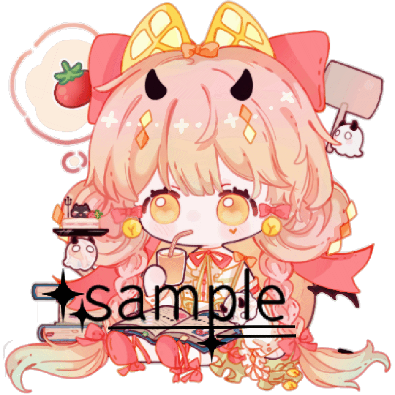 根牌模板_日系Q版同人模板模板原创ococ绘画作品