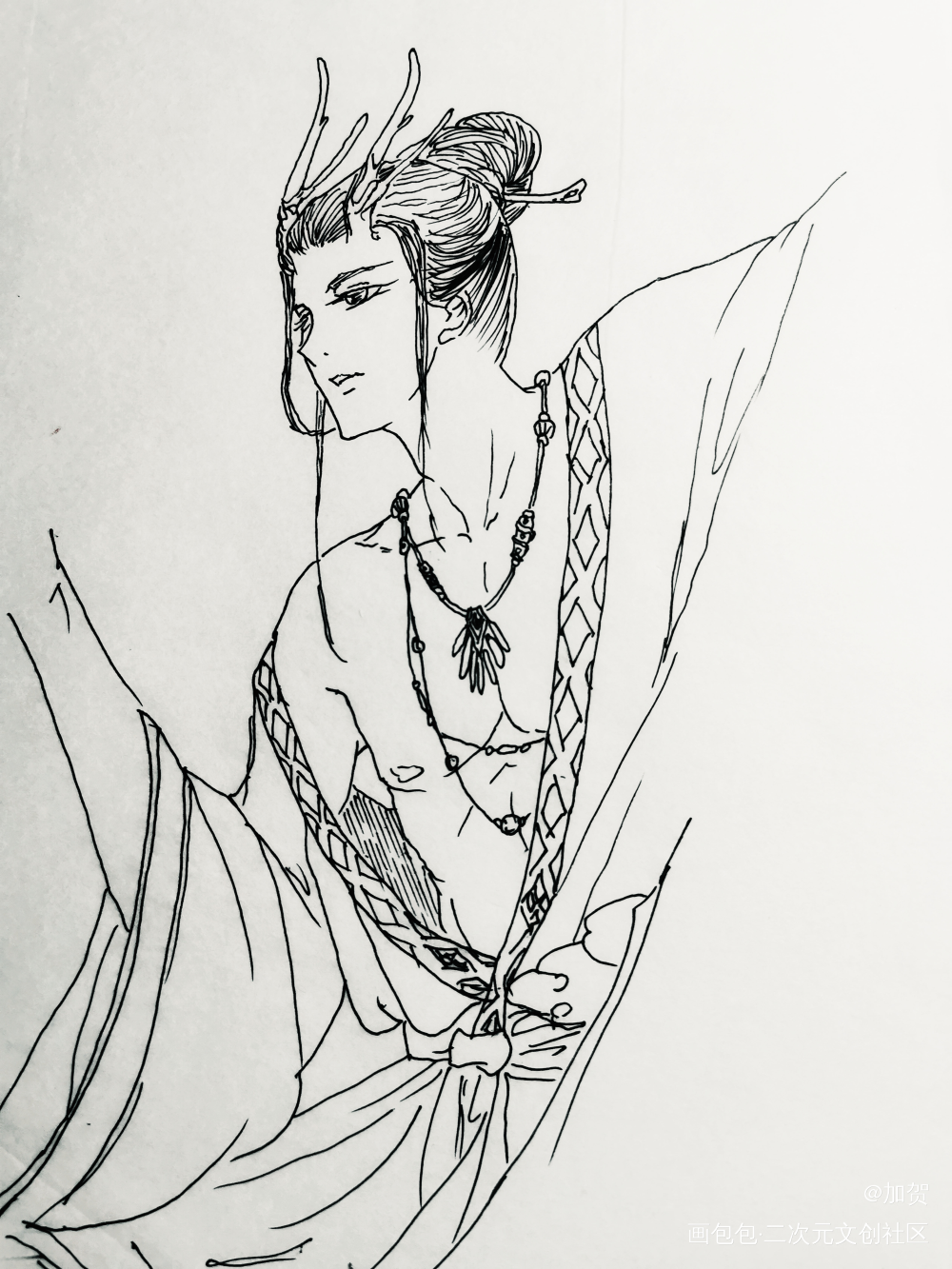 【非原创】手抖患者上课开小差_手绘求点评插画临摹绘画作品