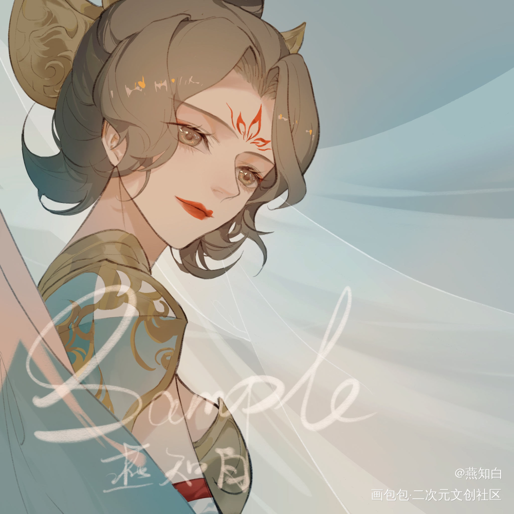 喜欢是藏不住的。_王者荣耀绘画作品
